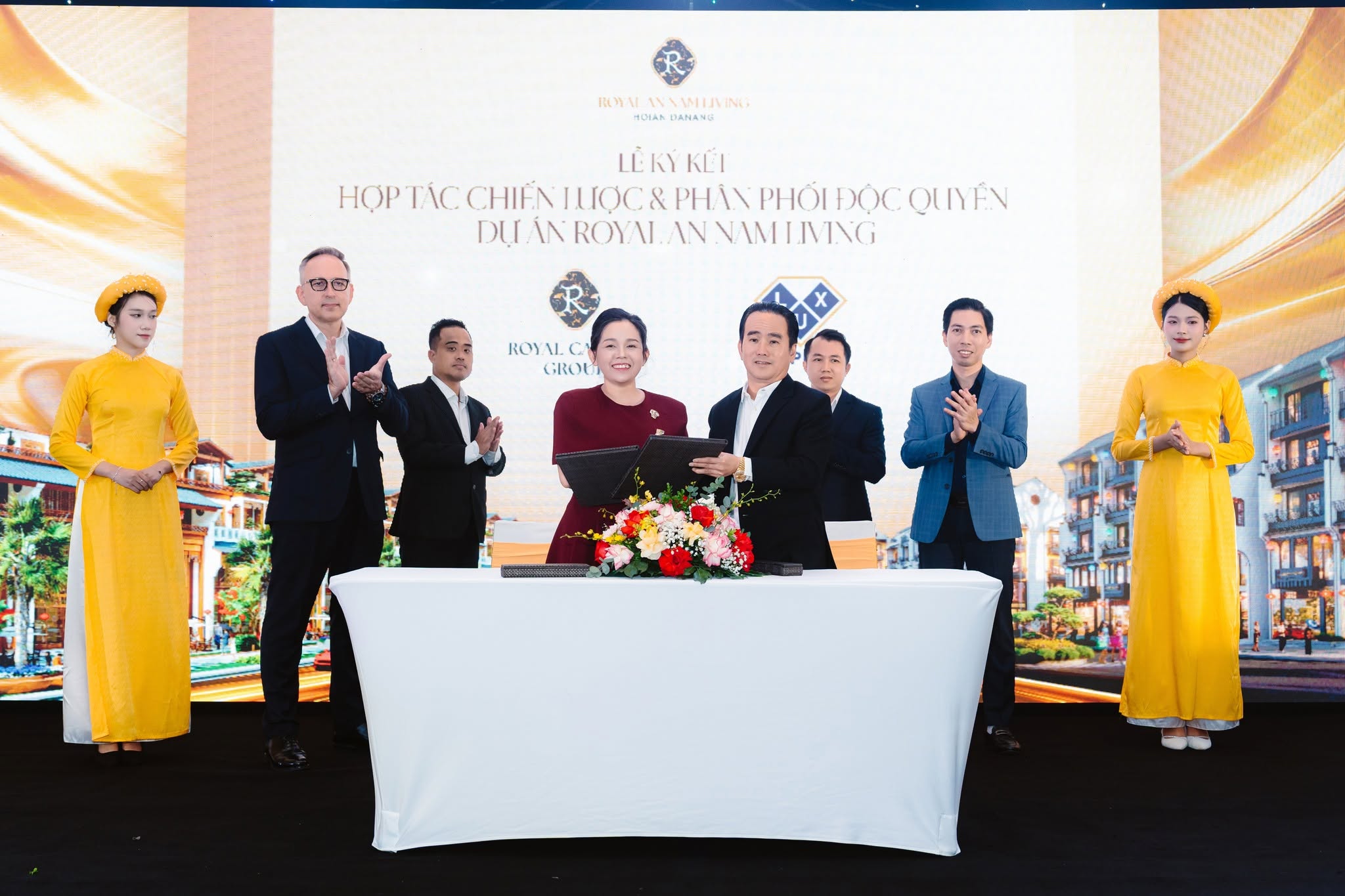 Royal Capital Group chính thức ký kết hợp tác chiến lược với L.U.X Property, đơn vị phân phối độc quyền dự án Royal An Nam Living Hội An - Đà Nẵng